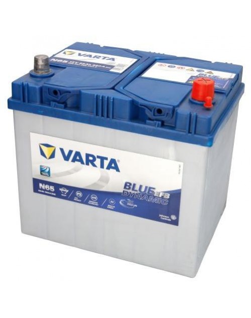 Baterie auto Varta Blue Dynamic EFB 12V 65Ah N65 curent pornire 650A 565501 065 asia start stop 
